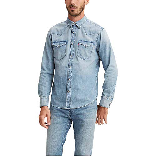 Levi's Men's Barstow Denim Western Shirt