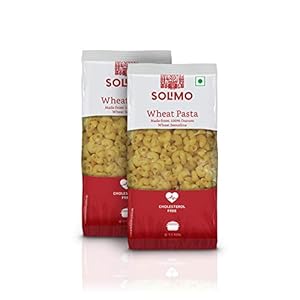 Amazon Brand – Solimo Durum Wheat Elbow Pasta, 500g pack of 2
