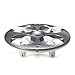 REALACC R374 Mini Quadcopter Drone 4CH 6-Axis Gyros Headless Mode 360° Roll Remote Control Toys Micro Nano Durable UFO RC Helicopter with LED Light for beginners RTF(Grey)