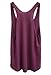 Blonde Peacock Women's Lotus Tank-Large-Cranberry