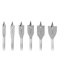 Ansen Tools AN 304   Juego de 6 puntas de pala extra largas de 16.0 in, color negro