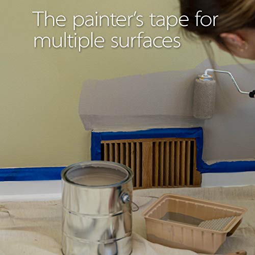 Blue Painter's Tape 1Inch (0.94Inch X 60Yard) Duck Clean Release