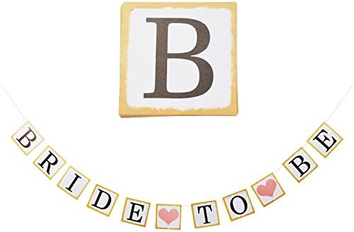 Bride To Be Banner, Bridal Shower Hanging Decor, Bachelorette Party Decorations, Wedding Garland, Photo Props Signs, White And Gold Cardboard With String And Needle