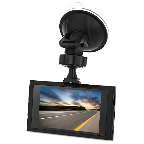 A8 1080P Full HD 170 Degree Wide Angle Car DVR Recorder Ultra-Thin G-Sensor / IR Night Vision / Loop Cycle Recording