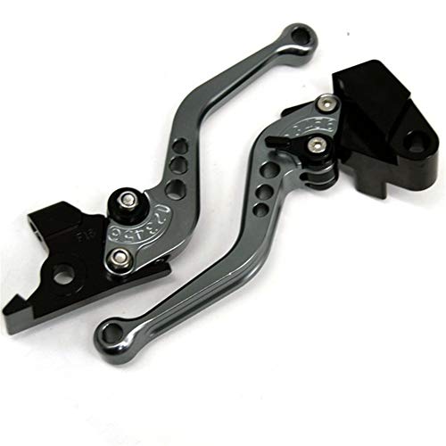 LIBEIBEI Motorcycle levers CNC Aluminum 7/8inch 22mm Motorcycle Hydraulic Brake Clutch Lever Set with Master Cylinder Reservoir Motorcycle Clutch L LIBEIBEI Motorcycle levers Short \u0026 Amp Lange Fit for Suzuki GSX