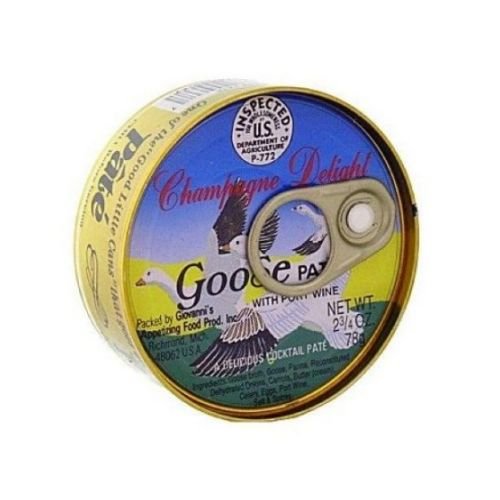 Giovanni's Food Products Inc Pate, Goose, 3.40-Ounce