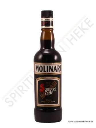 Molinari Caffe Sambuca Anislikör mit Caffé, 1er Pack (1 x 700 ml)