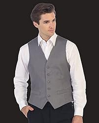 Gioberti Mens Formal Suit Vest, Gray, 2X-Large