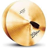 Zildjian A0455 18" A Concert Stage Cymbal - Single | Full bodied tone for band and orchestra, plays suspended or hand parts, wide dynamic range, durable cast bronze, rich sustain