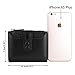 YALUXE Women's RFID Blocking Small Compact Leather Wallet Ladies Mini Purse with ID Window Black