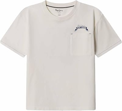 T-Shirt Clement da Ragazzo, Bianco (Mousse White), 10