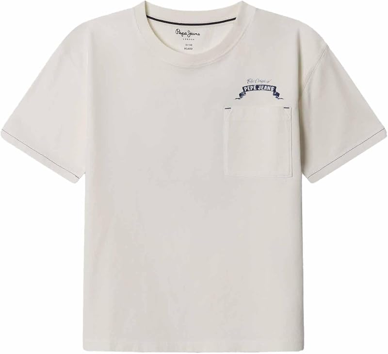 T-Shirt Clement da Ragazzo, Bianco (Mousse White), 10
