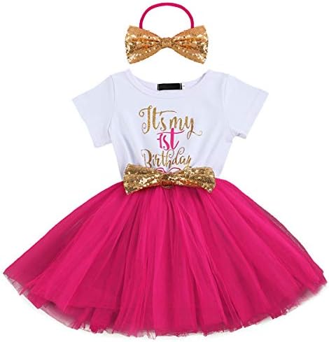 Baby Girls Newborn Christmas Birthday Party Cake Smash Princess Dress up Bowknot Sequin Tulle Tutu Dance Ball Gowns Rose One Year+ Gold Headband, Rose One Year+ Gold Headband, One size price in Baby Girls Newborn Christmas Birthday Party Cake Smash Princess Dress up Bowknot Sequin Tulle Tutu Dance Ball Gowns Rose One Year+ Gold Headband, Rose One Year+ Gold Headband, One size price in