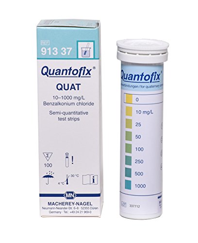 Quantofix 1173331 Quaternary Ammonium Compounds Test Kit (Pack of 100)
