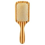 ALLMILL Natural Bamboo Paddle Hair Brush-Detangling Scalp Massage Hair Comb in an Eco Friendly Box for All Hair Types (2694)
