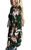 ECOWISH Womens Boho Irregular Long Sleeve Wrap Kimono Cardigans Casual Coverup Coat Tops Outwear S-3XL