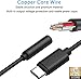 USB C to 3.5mm Aux Converter Type-C to 3.5mm Headphone Jack Adapter Compatible with Google Pixel 1/2,Pad 2018,Huawei Mate10 /P20 Pro, Samsung S8/S9+,Moto Z,HTC U12+,MI,LG,Sony XZ etc [2 Pack/Black]thumb 1