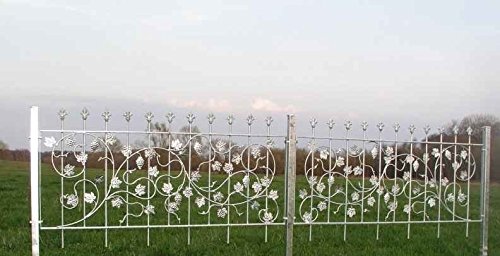 Gabella Eisenzaun Metallzaun Schmiedeeisen Zaun Bachus-Z100/200 verzinkt – Bild 3