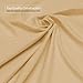 Nestl Short Queen Sheet Set - 1800 Ultra-Soft Microfiber - Double Brushed - Deep Pockets - Easy Fit - 4 Piece Set - Bed Sheets (Short Queen, Camel Gold)