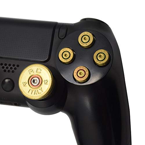 Tomsin Gold Metal Bullet Buttons Bullet Analog Thumbstick For Ps4 Controller Playstation 4 Dualshock4 Pricepulse