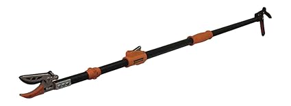 Garten Primus Rosenschere, RosenKavalier teleskopierbar, schwarz/orange, 137,5 x 9 x 3,1 cm, 01410