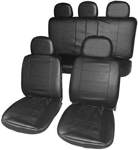 Rhino Automotive© Heavy Duty Leather Look Car Seat Covers Full Set T RW0682