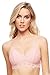 Jenny Jen Sexy Lace Mia Hourglass Racerback Bralette for Women,Medium,Crystal Rose