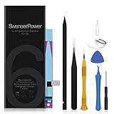 SWENAERpower Battery for iphone 6s (3.82v 1715 mAh) Brand New 0 Cycle - with Replacement Repair Tool Kits, Adhesive Strip, Instruction - [2 Year Warranty]