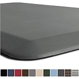 The Original 3/4" GORILLA GRIP Anti-Fatigue Comfort Mat, Ergonomically Engineered, Highest Quality Material, Non-Toxic, Waterproof, 32x20 inches (Gray)