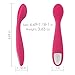 SVAKOM Waterproof Vibrators for Powerful Clitoris and G Spot Stimulation Rechargeable(Nina, Plum Red)