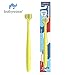 babyease Children 3 Sided Toddler Toothbrush Kids Toothbrush Soft Wrap-Around Baby Toothbrush 12 Months and Up Training Toothbrush Saving Time for Baby Tooth Brush - Yellow