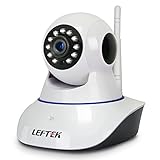 LEFTEK Security Camera Smart Home Guard 720P WIFI Home Security CCTV Surveillance Camera P2P Infrared Night Vision Two Way Audio Motion Detection And more