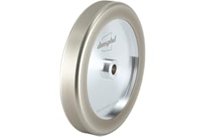 DMSPHD CBN Grinding Wheel 8 inch 180 Grit, 1.25" Wide, 5/8" Bore,Aluminum Body, Suitable for High Speed Steel Tools and Bench Grinders (180 Grit)