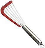 Kuhn Rikon Soft Edge Slotted Spatula, Red