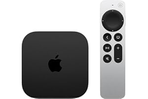 Apple TV 4K Wi-Fi (3rd Generation) with Siri Remote & Apple 1 Year Limited Warranty (64GB WiFi Only)