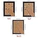 PETAFLOP Multiple Black Picture Frames Set of 12, Two 8x10 Picture Frame, Four Picture Frames 5x7, Six 4x6 Frame