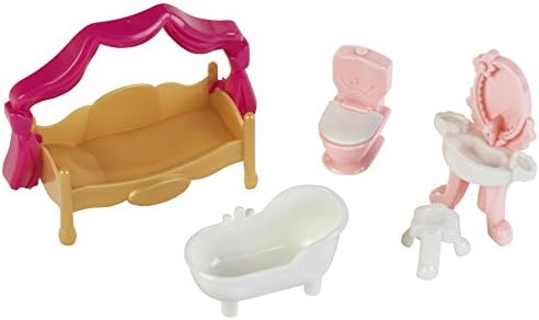 Theo Klein 5108 "Princess Coralie" Bathroom Set including Four-Poster Bed (5-Piece) - Image 4
