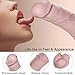 BOMBEX FDA Approved Realistic Dildo - Silicone Vagina Sex Toy With Strong Suction Cup Base,Flesh Dong,8.2 Inches