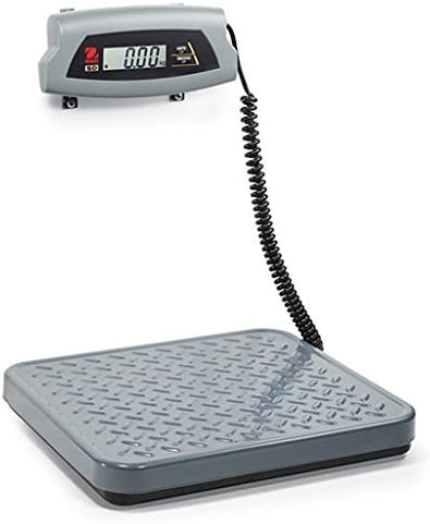 Ohaus 83998237 Steel SD Economical Shipping Bench Scale, 200kg x 0.1kg, 316mm Length x 280mm Width Platform