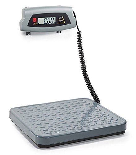Ohaus 83998237 Steel SD Economical Shipping Bench Scale, 200kg x 0.1kg, 316mm Length x 280mm Width Platform