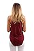 Pxmoda Women Summer Sleeveless Vest T Shirt Blouse Casual Stretch Spaghetti Strap Tank Solid Tops, Small, Wine Red