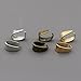300pcs Mixed 3 Colors Metal Pinch Clip Clasp Bail Finish Necklace Clasps, Claw Bail for Necklace (M148)