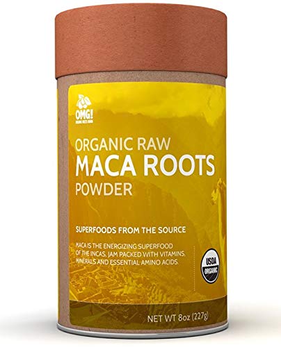 OMG! Superfoods Organic Maca Powder - 100% Pure, USDA Certified Organic Maca Root Powder - 6.5oz
