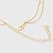 Boosic Disk Initial Choker Coin Chain Necklace Gold Jewelery