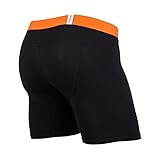 MyPakage Men's Weekday Boxer Brief - Black Orange