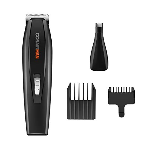 ConairMAN All-in-1 Beard & Mustache Trimmer, Battery Operated