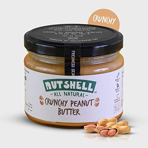 Nutshell Natural and Nutritious Crunchy Peanut Butter Free from Dairy