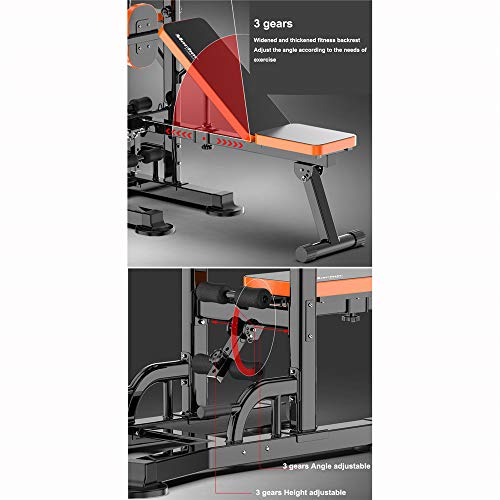 ZJDU-Training-Fitness-Workout-StationAdjustable-Heavy-Duty-Dip-Station-Stand-Body-Press-BarPower-Tower-Dip-Station-Pull-Up-Bar-for-Home-Gym-Strength-Training-Workout-Equipment