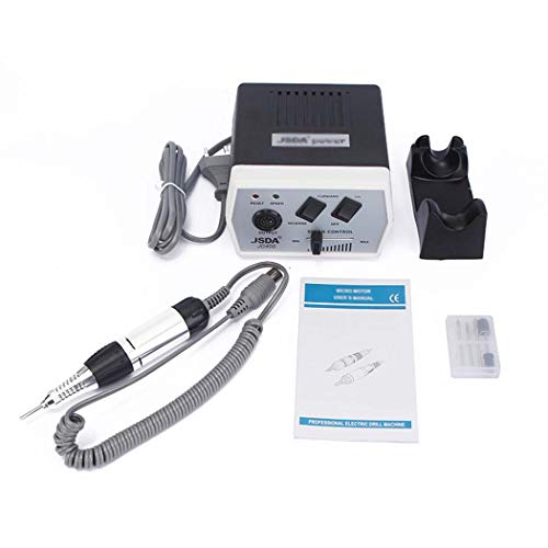 Mis Go 30000RPM Professional Electric Nail File Drill Manicure Pedicure Machine Tool Set Kit Bit (Black)