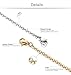 Jstyle 2mm Stainless Steel Mens Rolo Cable Chain Necklace for Women Link 2 Pcs a Set 16-30 Inch